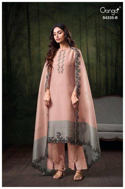 Ganga braina 4335 Best Wholesale Dress materials delaer in india